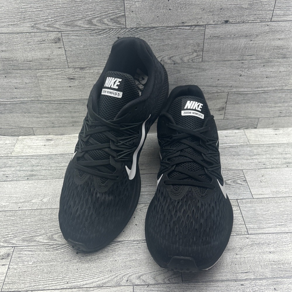 Nike Womens Zoom Winflow 5 AA7414-001 Black‎ Running Shoes Sneakers Size 9.5